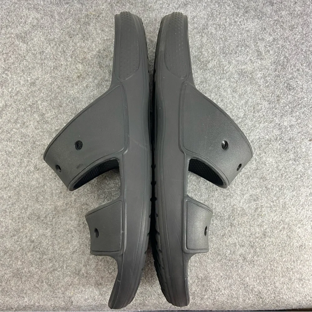 CROCS Men’s Classic Slides in Black Size 10 - Picture 5 of 6